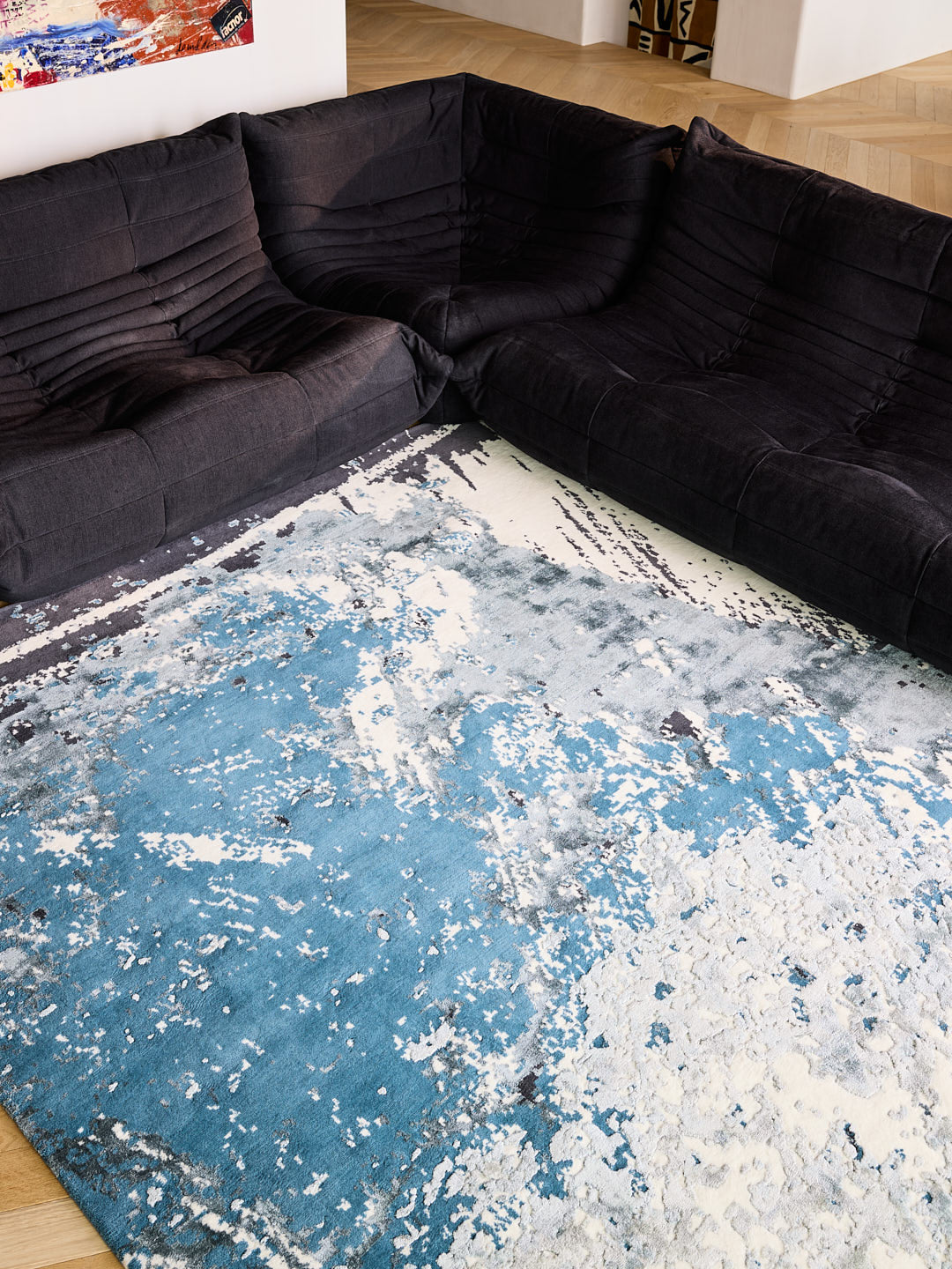 Tapis Air bleu pacifique