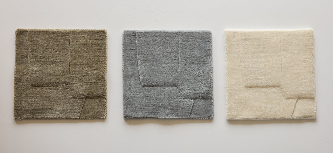 Tapis Bref gris bleuté