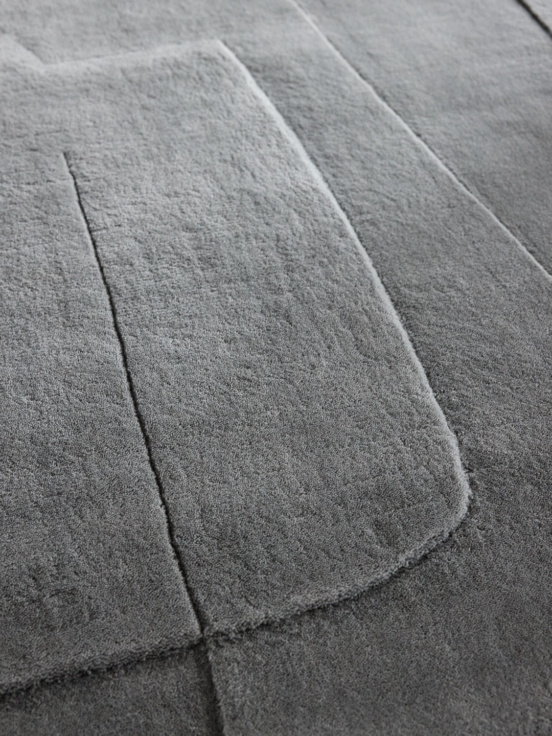 Tapis Bref gris bleuté