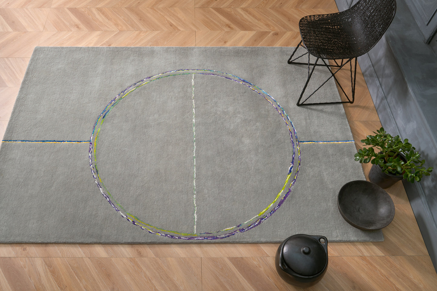 Circle Gris 170X240