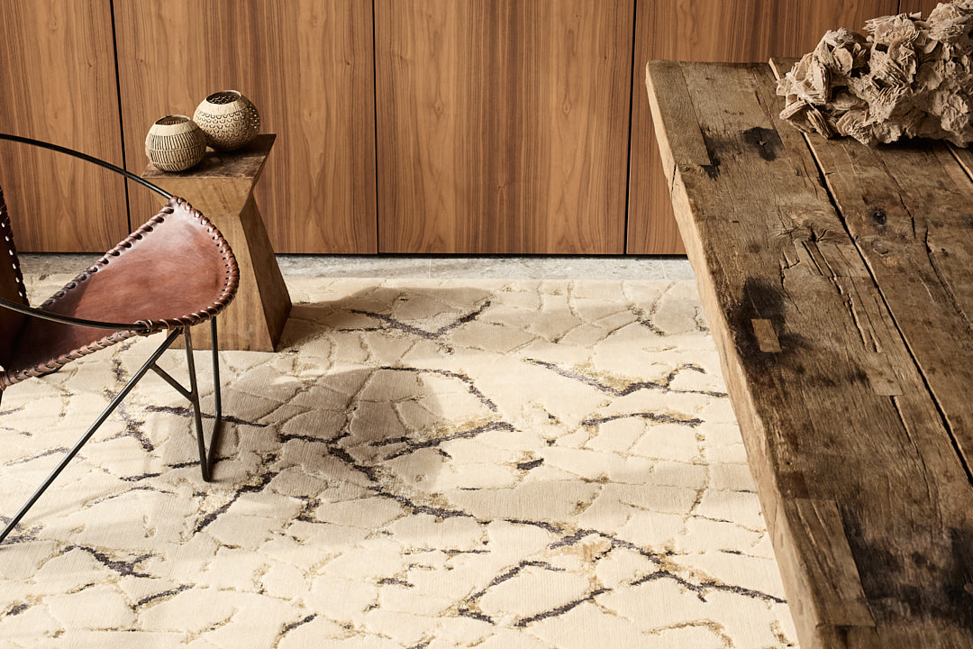 Tapis Kintsugi creme
