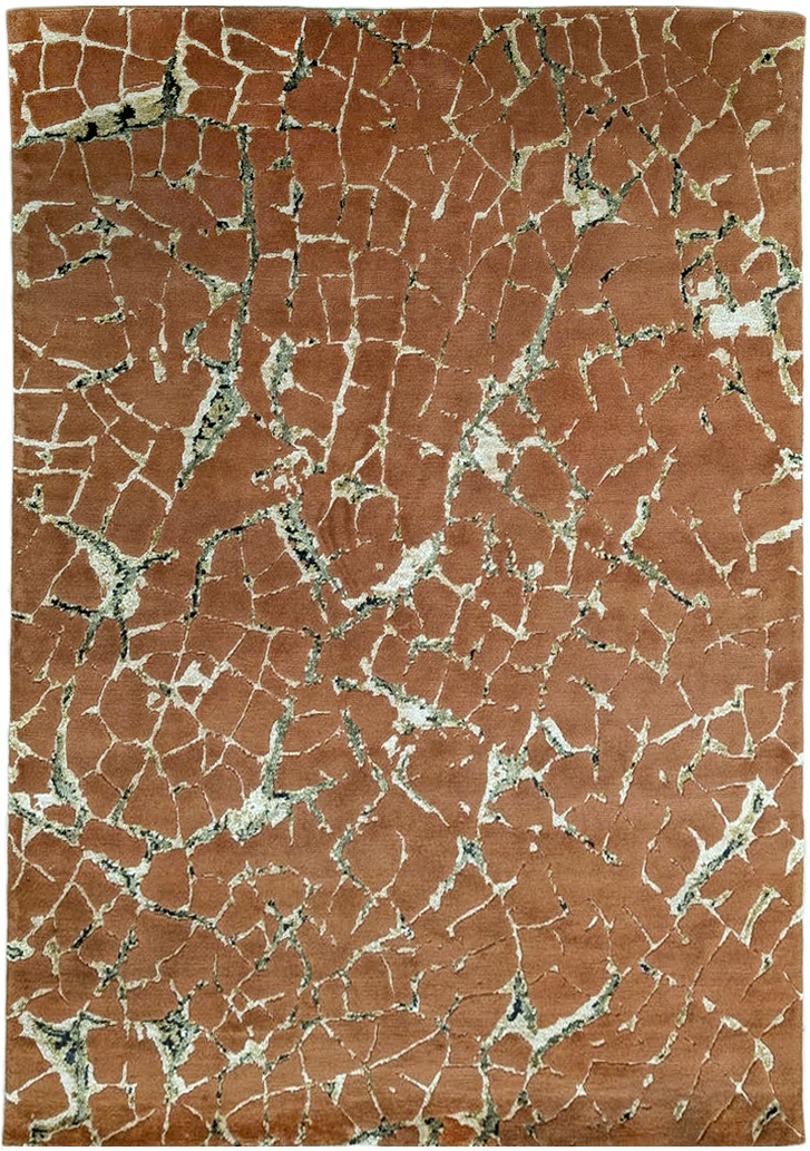 Tapis Kintsugi acajou