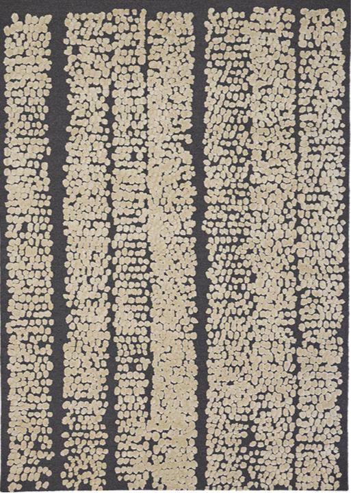 Pad black rug