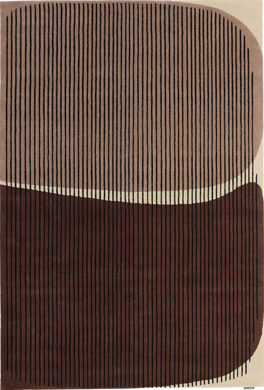 Tapis Snoop bois de rose