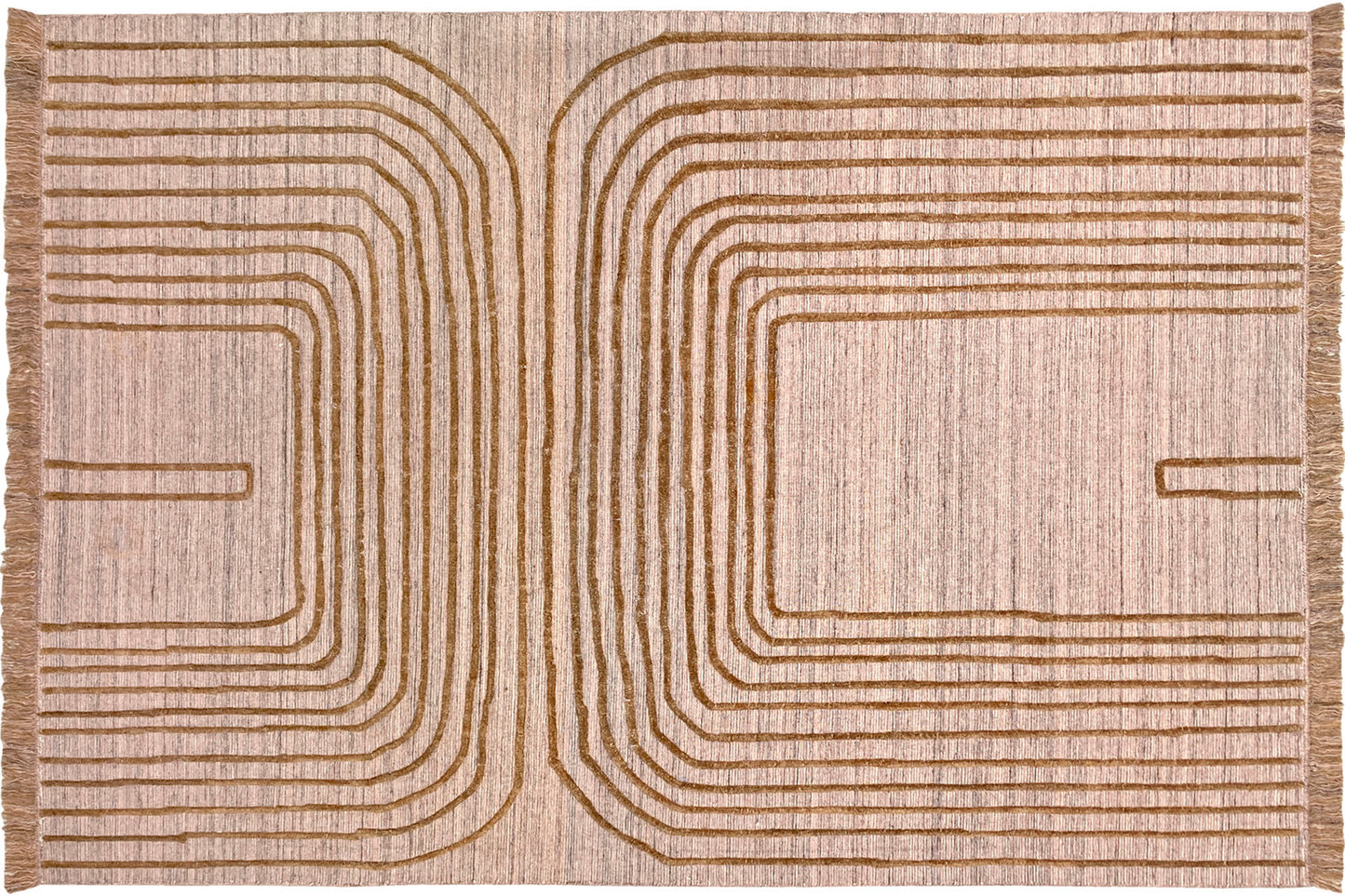 Tapis Flow 1 rose brumeux