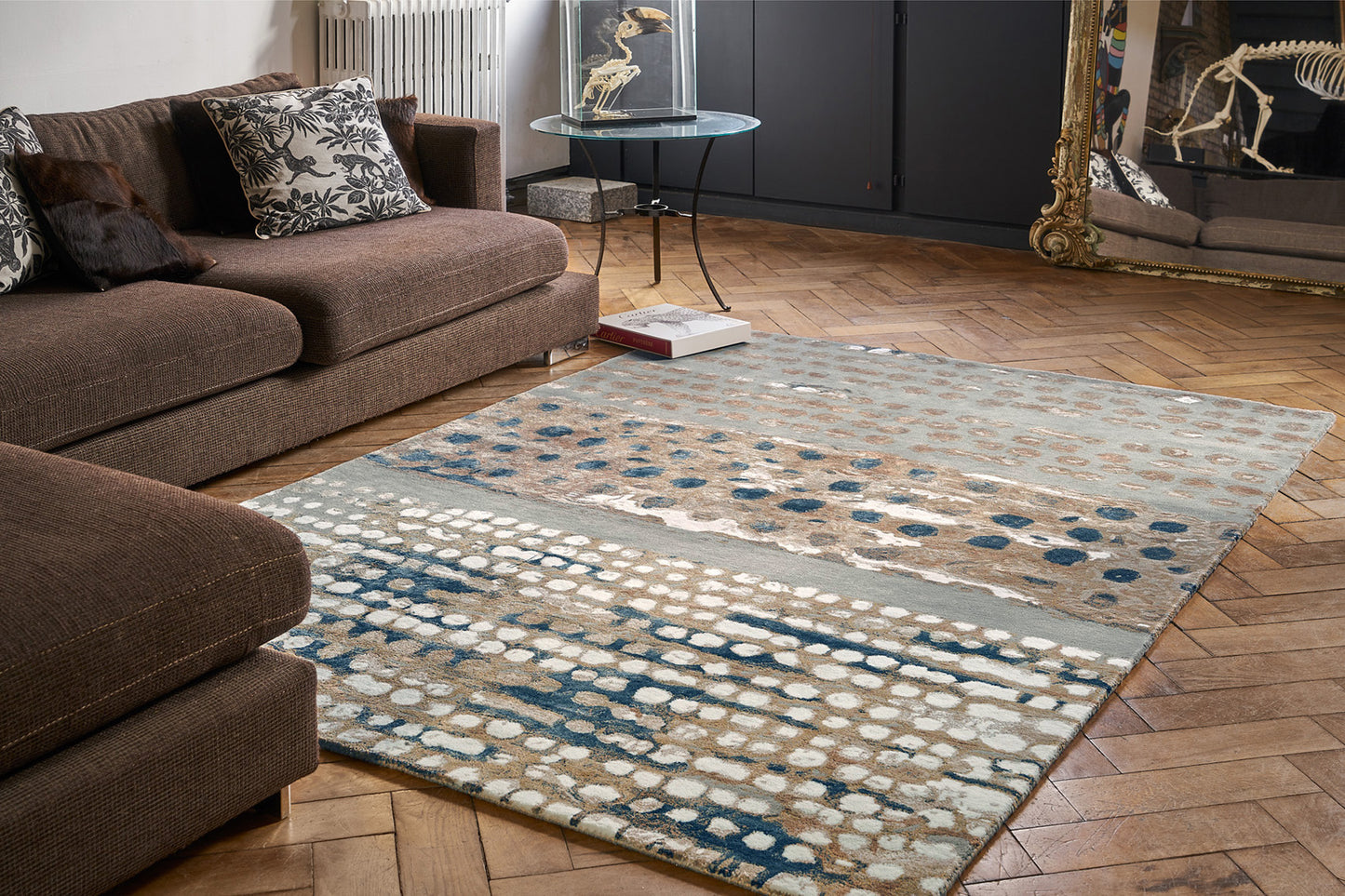 Rock africa fresh grey rug