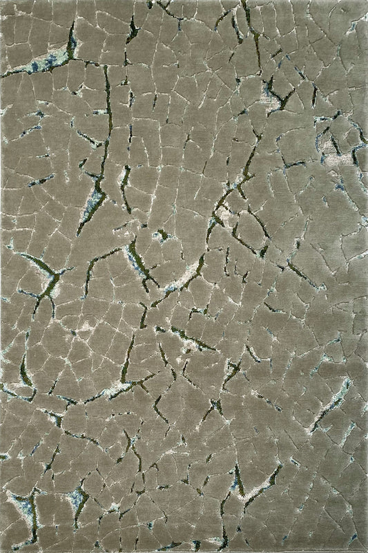 blog aplat tapis noué main vert gris kintsugi