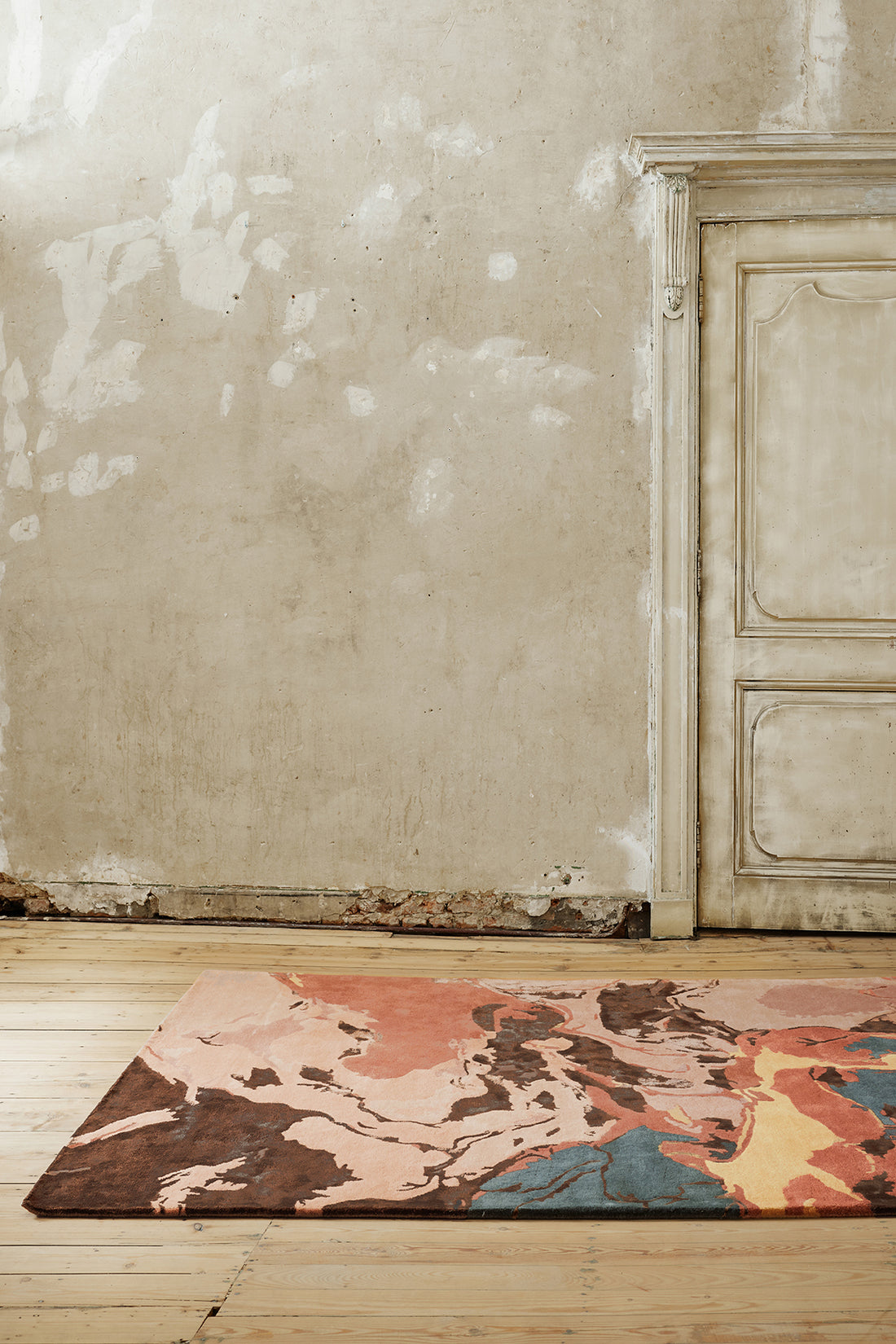 blog ambiance tapis tufté et noué main multicolore 