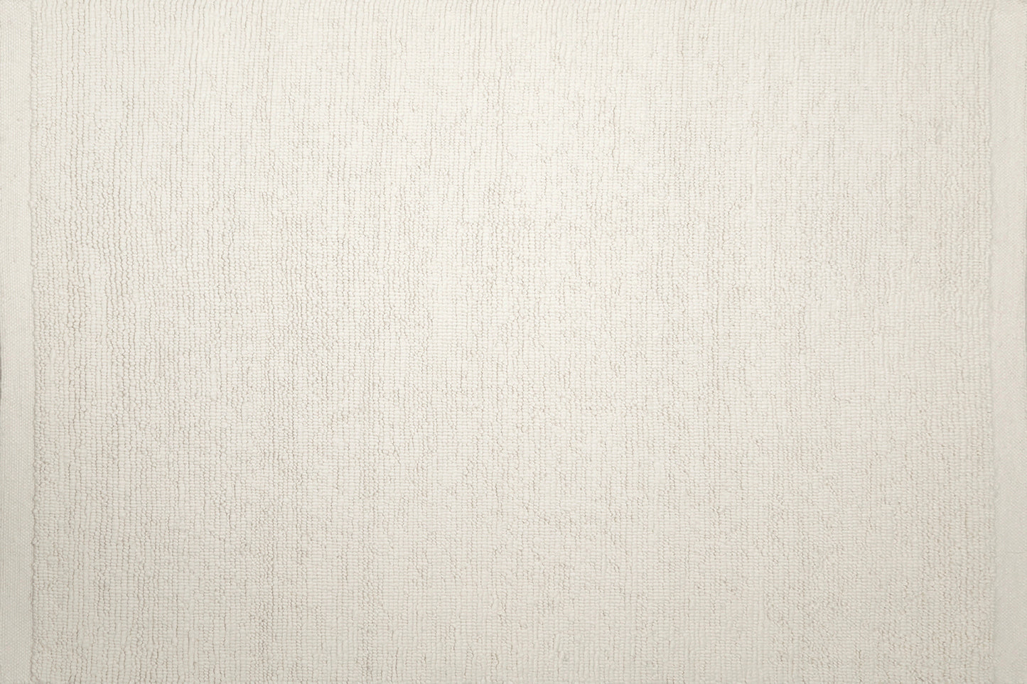 aplat tapis tissé main blanc