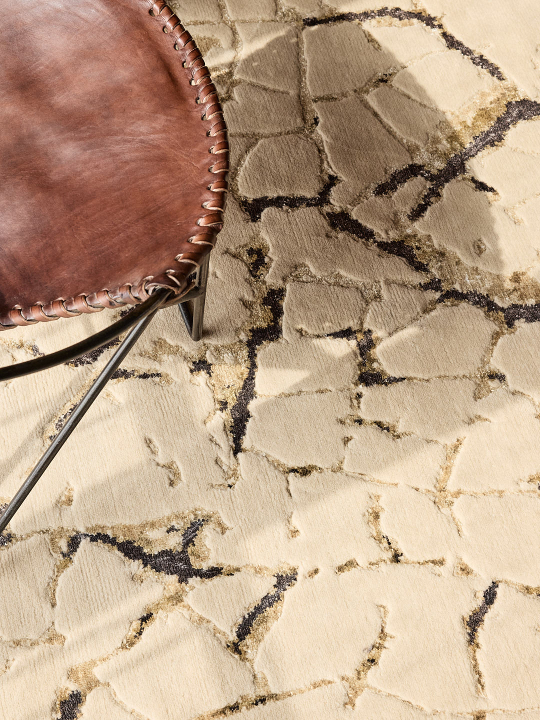 Tapis Kintsugi creme