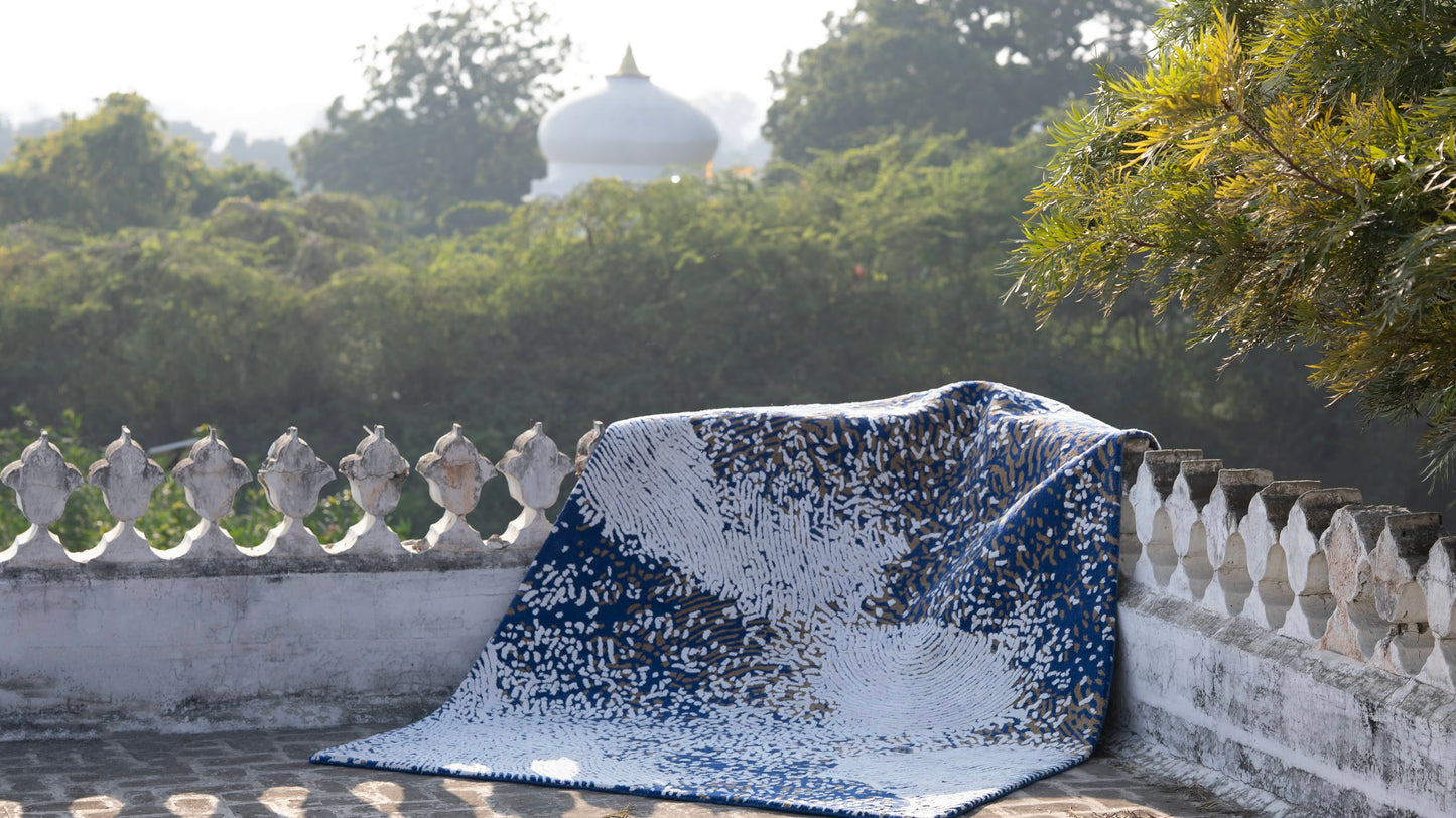 Tapis Niebla lapis lazuli