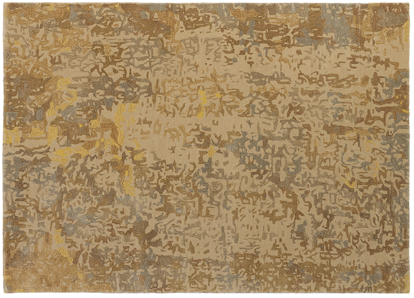Bark beige powder rug