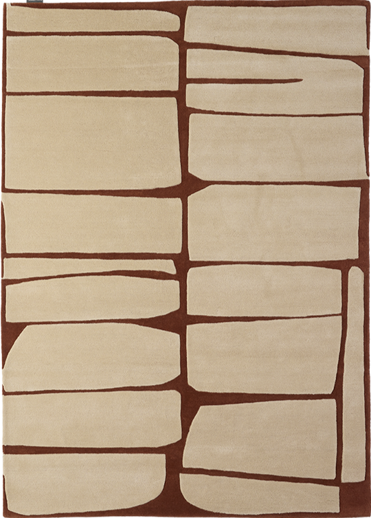 Rebel mahogany rug