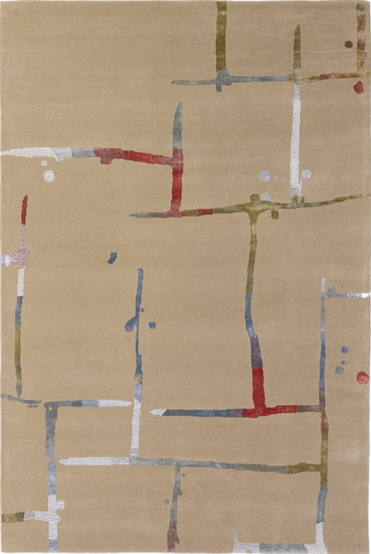 Ribbon multico rug
