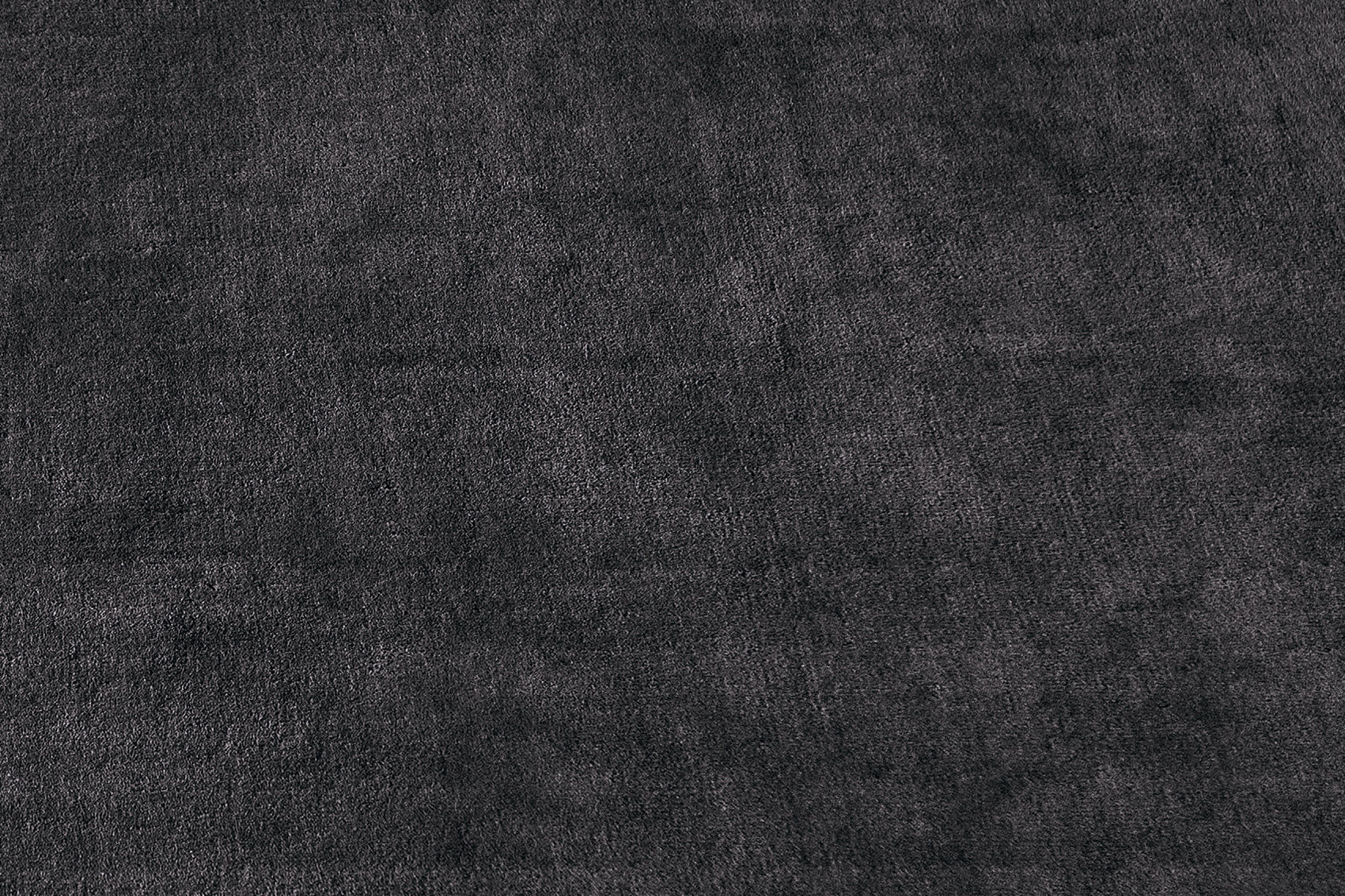 aplat tapis tissé main gris et noir