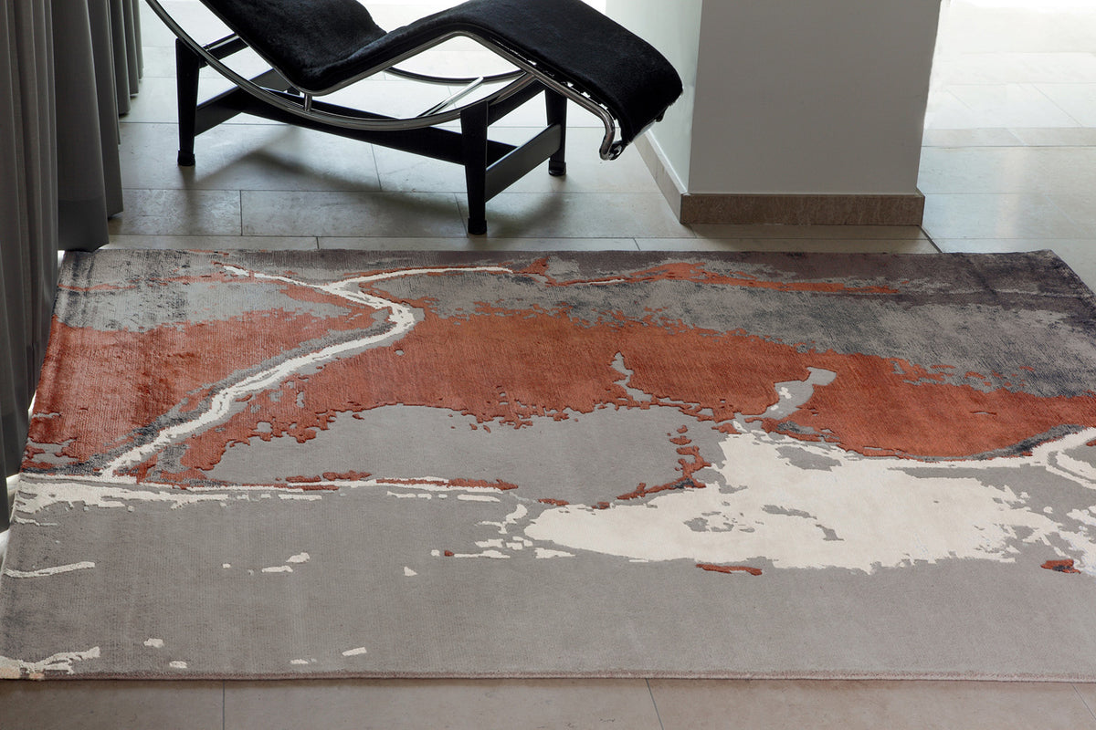 Bridge mahogany rug – Serge Lesage