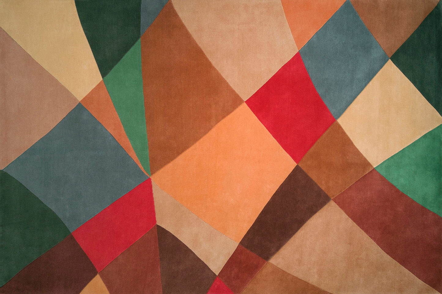 Fresco multicoloured rug