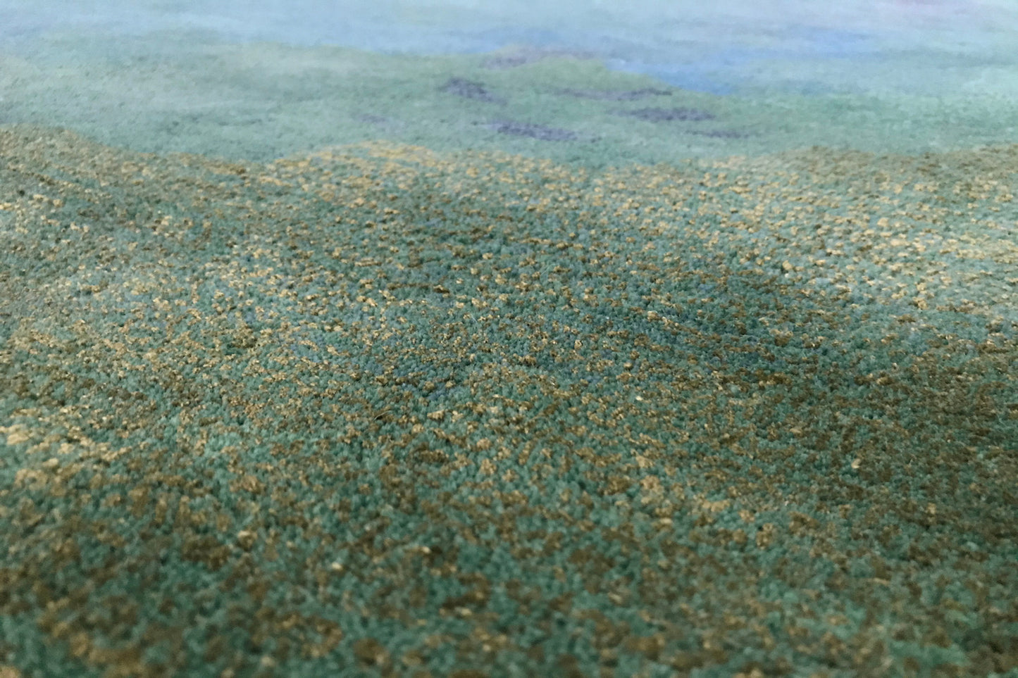 Space multicolored rug